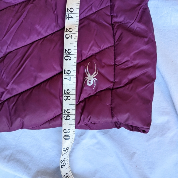 Like New Spyder girls down jacket size L 12-14 - Picture 10 of 11